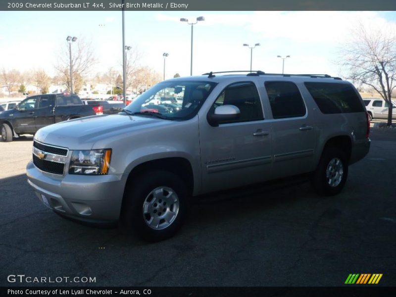 Silver Birch Metallic / Ebony 2009 Chevrolet Suburban LT 4x4