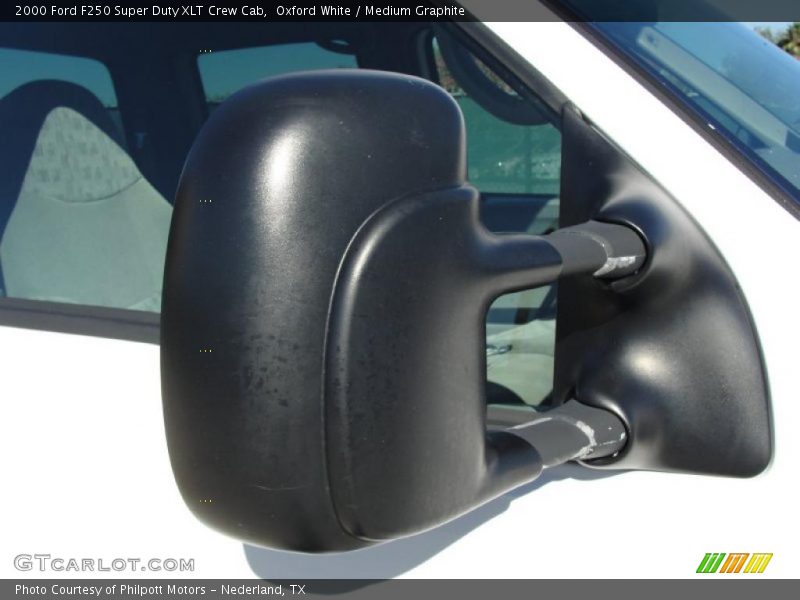 Oxford White / Medium Graphite 2000 Ford F250 Super Duty XLT Crew Cab