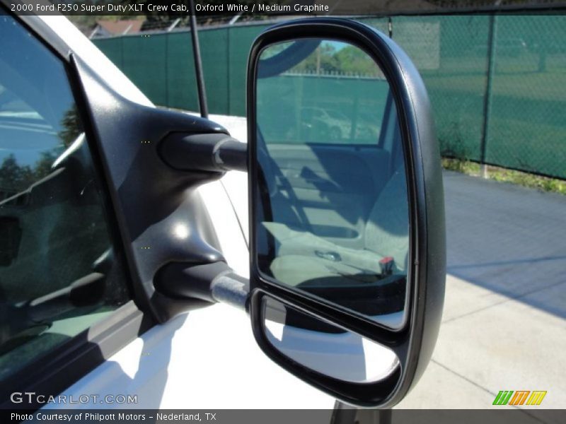 Oxford White / Medium Graphite 2000 Ford F250 Super Duty XLT Crew Cab