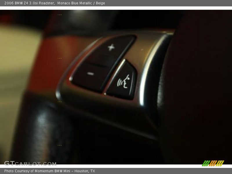 Monaco Blue Metallic / Beige 2006 BMW Z4 3.0si Roadster