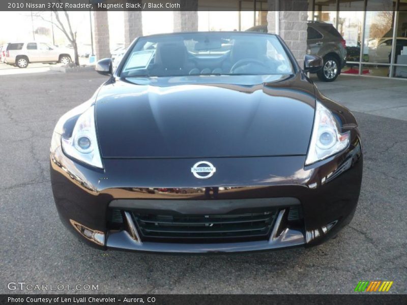 Magnetic Black / Black Cloth 2010 Nissan 370Z Roadster