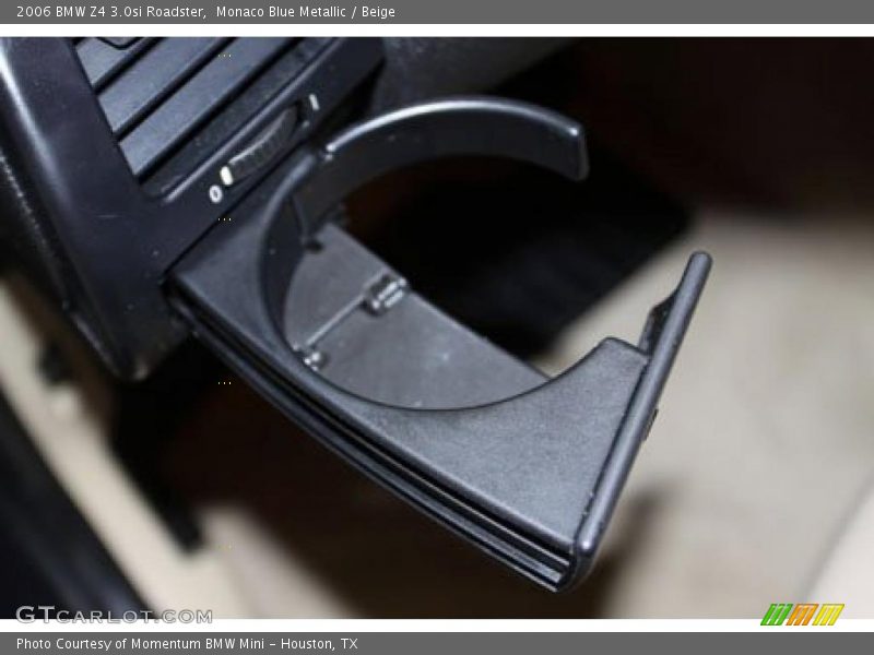 Monaco Blue Metallic / Beige 2006 BMW Z4 3.0si Roadster