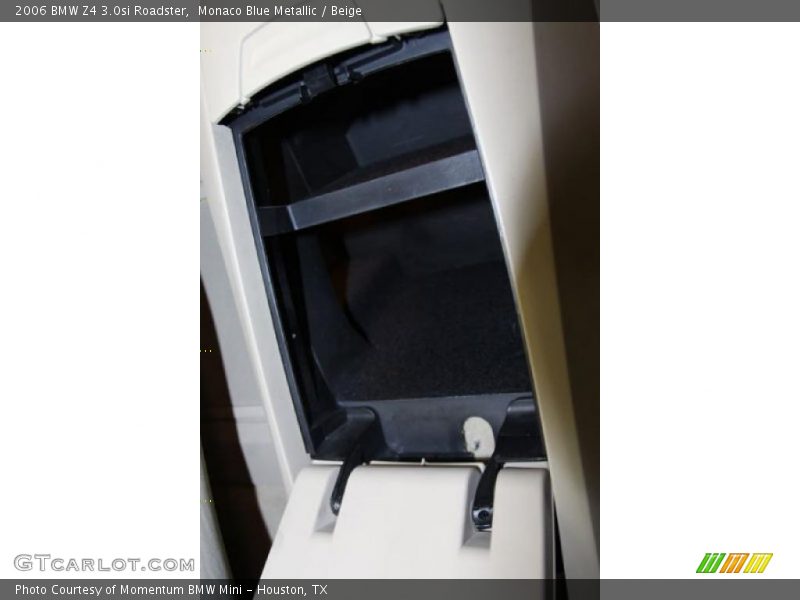 Monaco Blue Metallic / Beige 2006 BMW Z4 3.0si Roadster