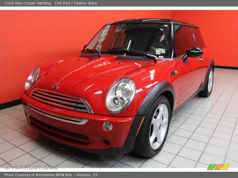 Chili Red / Panther Black 2006 Mini Cooper Hardtop