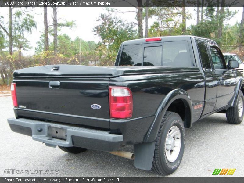 Black / Medium Pebble 2003 Ford Ranger Edge SuperCab