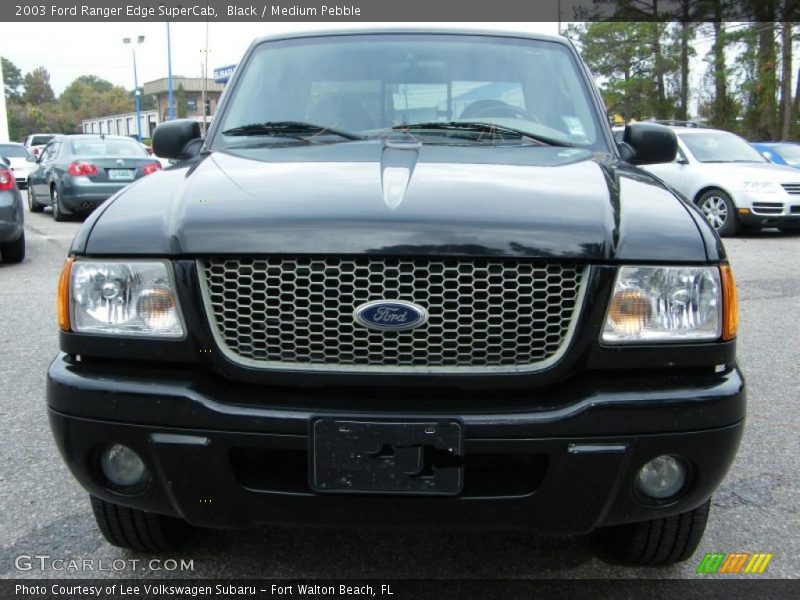 Black / Medium Pebble 2003 Ford Ranger Edge SuperCab