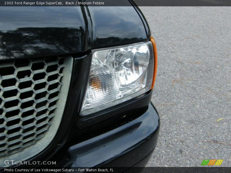 Black / Medium Pebble 2003 Ford Ranger Edge SuperCab