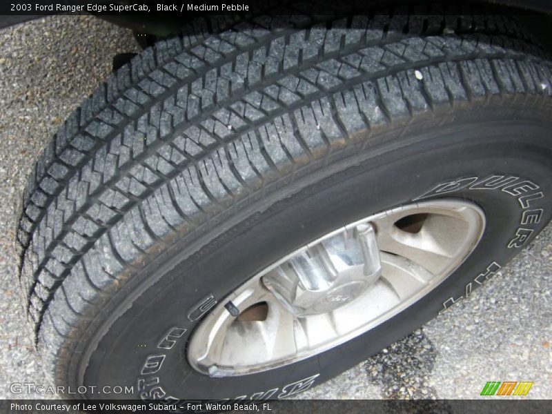 Black / Medium Pebble 2003 Ford Ranger Edge SuperCab