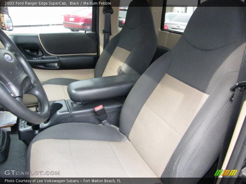 Black / Medium Pebble 2003 Ford Ranger Edge SuperCab