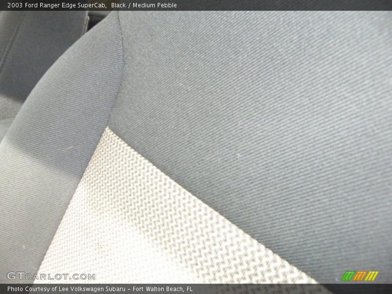 Black / Medium Pebble 2003 Ford Ranger Edge SuperCab