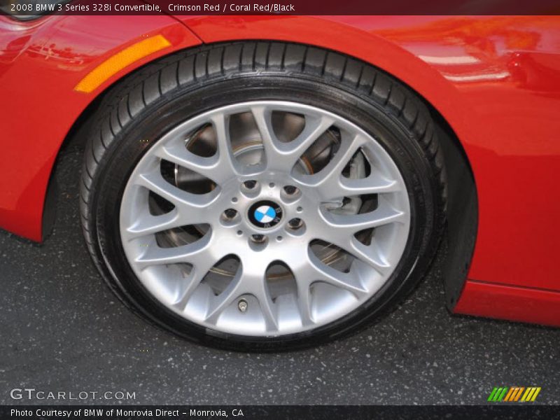 Crimson Red / Coral Red/Black 2008 BMW 3 Series 328i Convertible