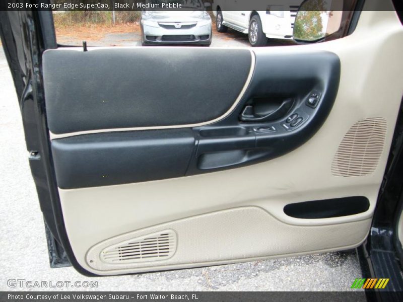 Black / Medium Pebble 2003 Ford Ranger Edge SuperCab
