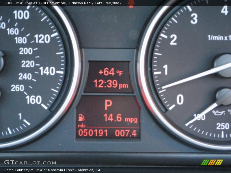 Crimson Red / Coral Red/Black 2008 BMW 3 Series 328i Convertible