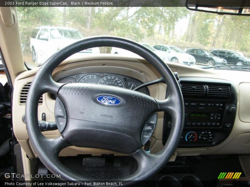 Black / Medium Pebble 2003 Ford Ranger Edge SuperCab