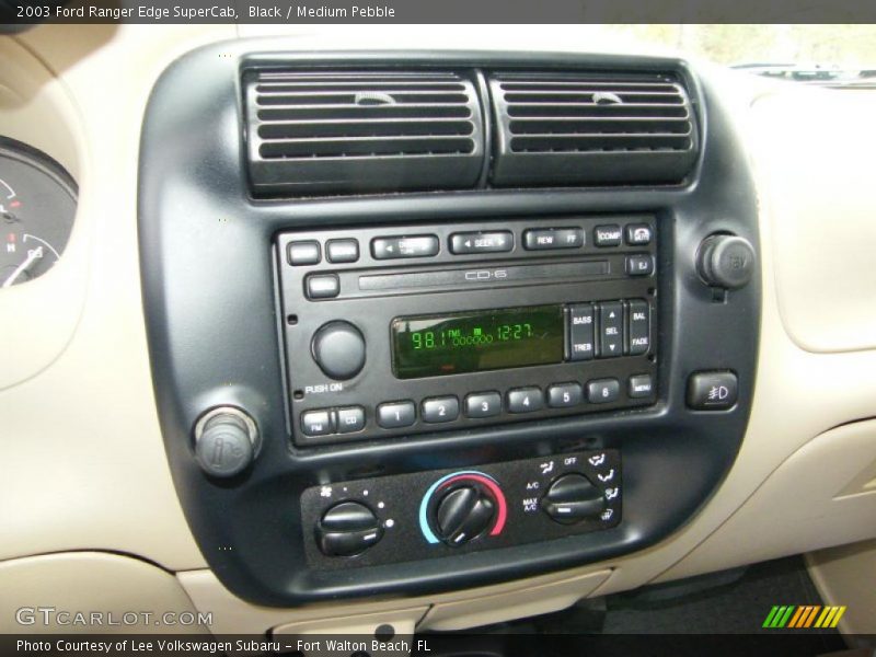Controls of 2003 Ranger Edge SuperCab