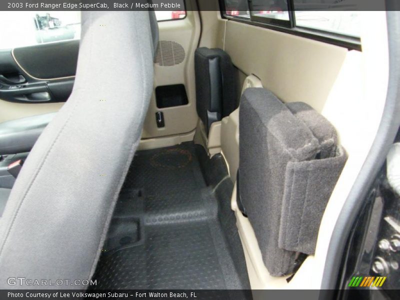 Black / Medium Pebble 2003 Ford Ranger Edge SuperCab