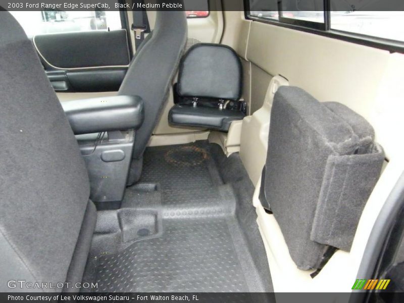Black / Medium Pebble 2003 Ford Ranger Edge SuperCab