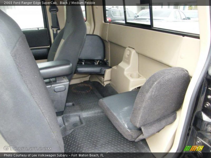Black / Medium Pebble 2003 Ford Ranger Edge SuperCab