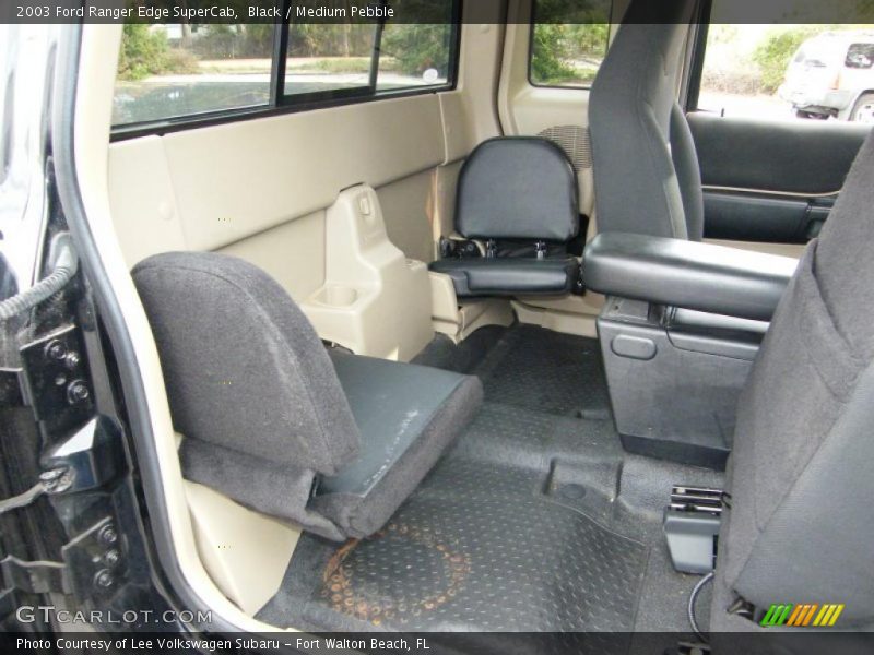 Black / Medium Pebble 2003 Ford Ranger Edge SuperCab
