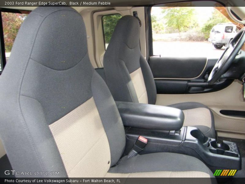 Black / Medium Pebble 2003 Ford Ranger Edge SuperCab