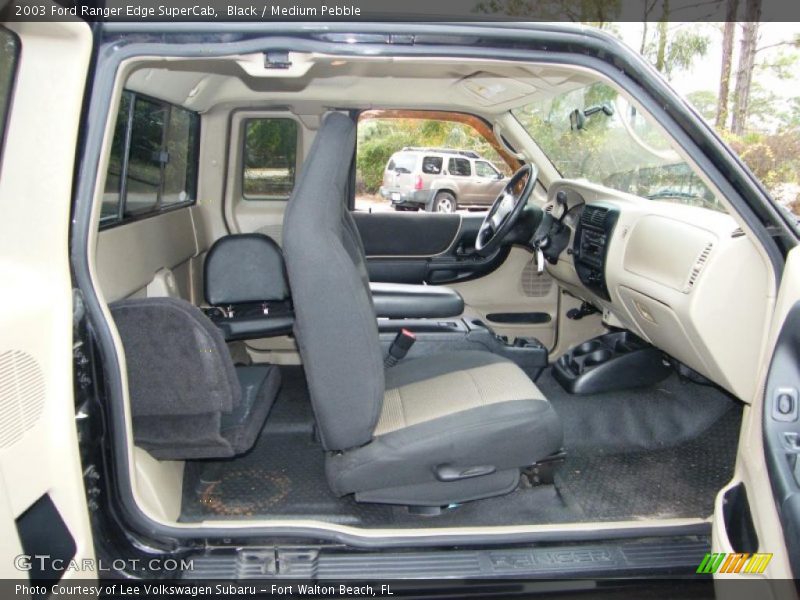 Black / Medium Pebble 2003 Ford Ranger Edge SuperCab