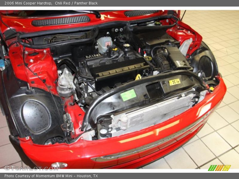 Chili Red / Panther Black 2006 Mini Cooper Hardtop
