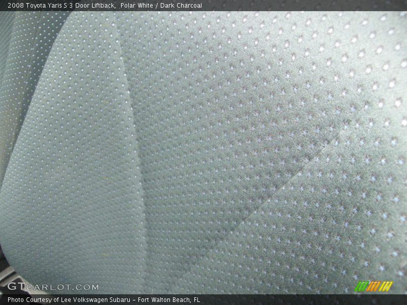 Polar White / Dark Charcoal 2008 Toyota Yaris S 3 Door Liftback