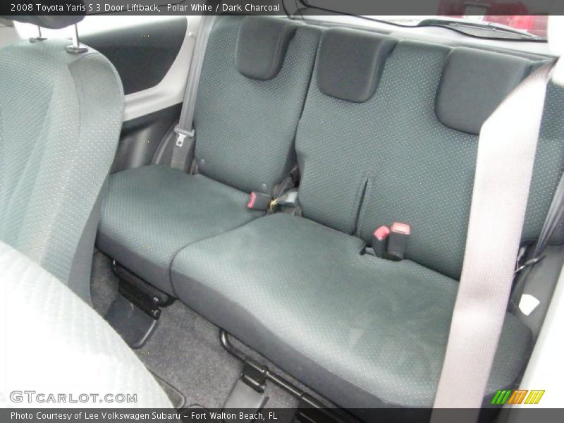 Polar White / Dark Charcoal 2008 Toyota Yaris S 3 Door Liftback