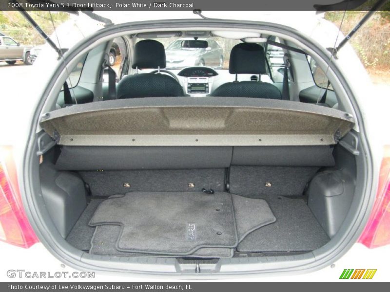 Polar White / Dark Charcoal 2008 Toyota Yaris S 3 Door Liftback