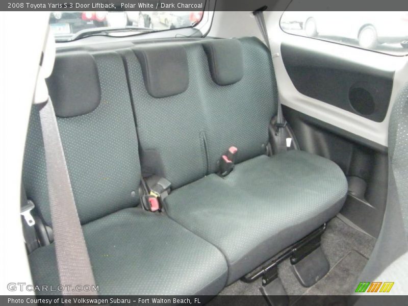 Polar White / Dark Charcoal 2008 Toyota Yaris S 3 Door Liftback