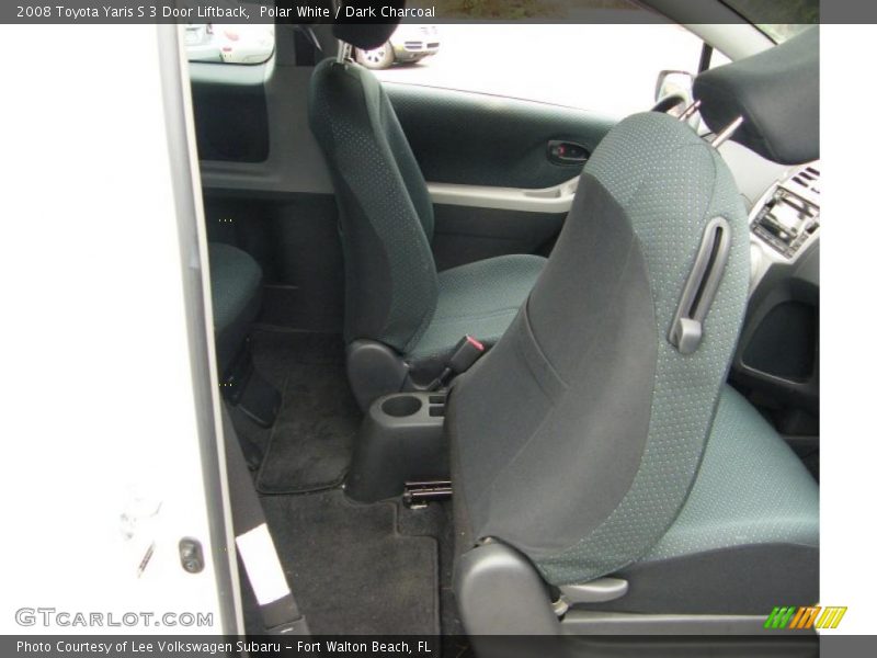 Polar White / Dark Charcoal 2008 Toyota Yaris S 3 Door Liftback
