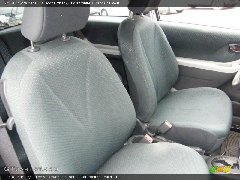 Polar White / Dark Charcoal 2008 Toyota Yaris S 3 Door Liftback