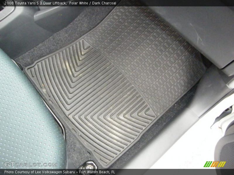 Polar White / Dark Charcoal 2008 Toyota Yaris S 3 Door Liftback
