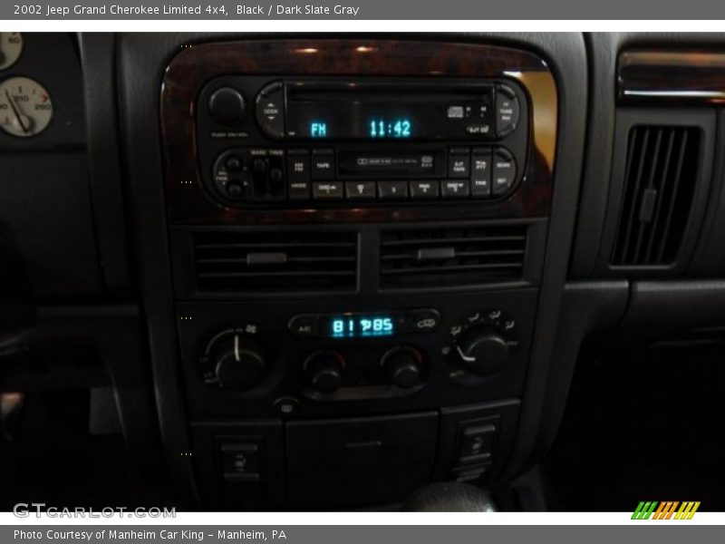 Black / Dark Slate Gray 2002 Jeep Grand Cherokee Limited 4x4