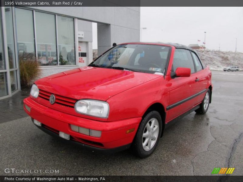 Flash Red / Gray 1995 Volkswagen Cabrio
