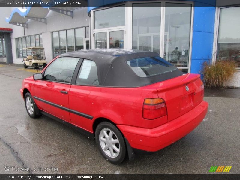 Flash Red / Gray 1995 Volkswagen Cabrio