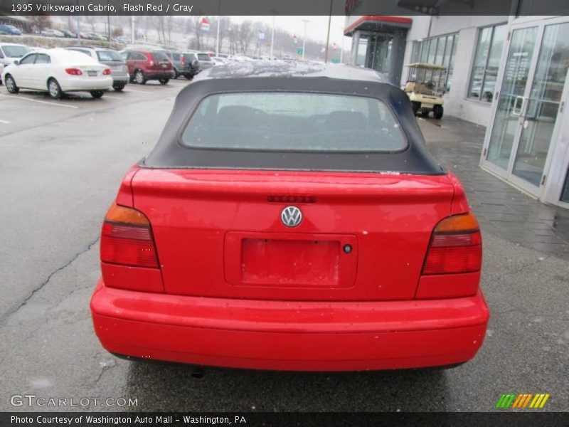 Flash Red / Gray 1995 Volkswagen Cabrio