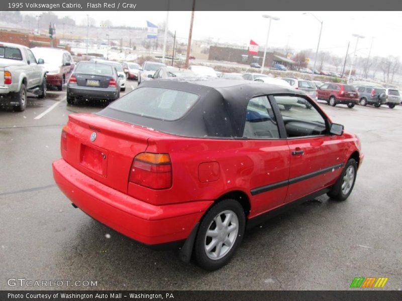 Flash Red / Gray 1995 Volkswagen Cabrio