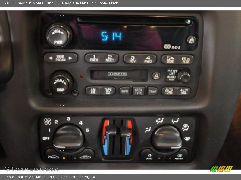 Navy Blue Metallic / Ebony Black 2001 Chevrolet Monte Carlo SS