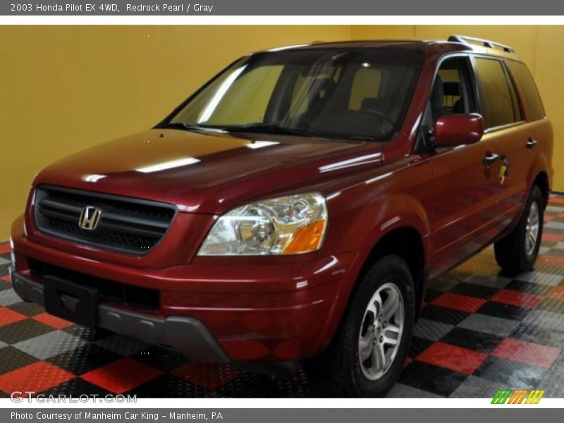 Redrock Pearl / Gray 2003 Honda Pilot EX 4WD
