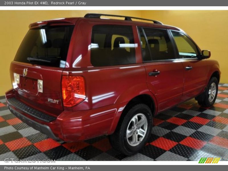 Redrock Pearl / Gray 2003 Honda Pilot EX 4WD