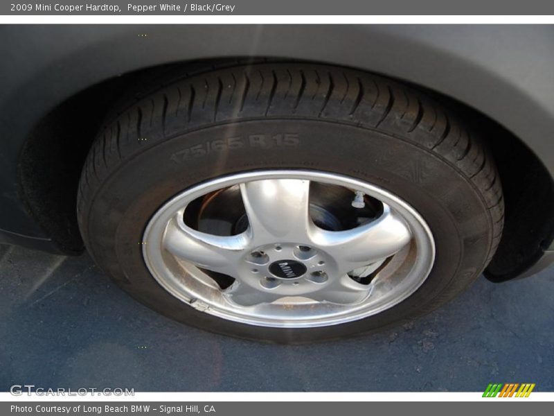 Pepper White / Black/Grey 2009 Mini Cooper Hardtop