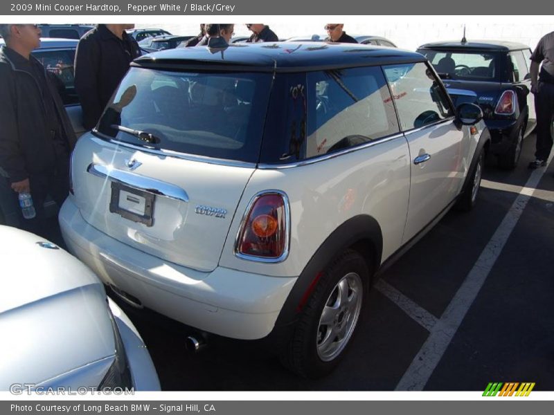 Pepper White / Black/Grey 2009 Mini Cooper Hardtop