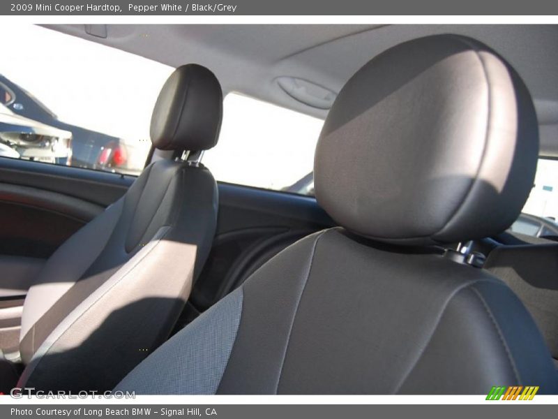 Pepper White / Black/Grey 2009 Mini Cooper Hardtop