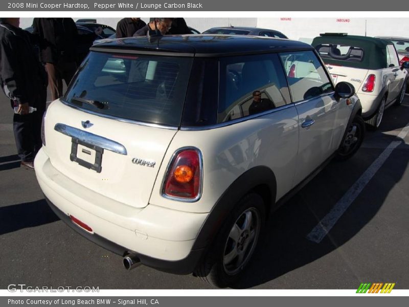 Pepper White / Lounge Carbon Black 2008 Mini Cooper Hardtop