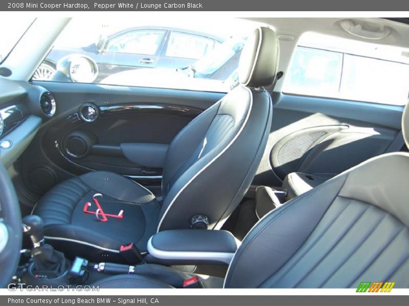 Pepper White / Lounge Carbon Black 2008 Mini Cooper Hardtop