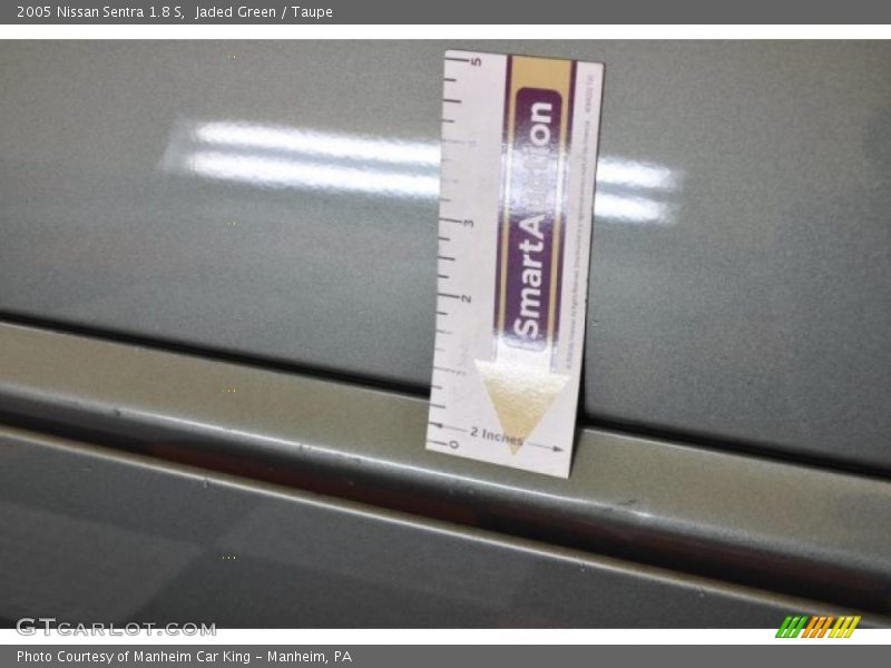 Jaded Green / Taupe 2005 Nissan Sentra 1.8 S