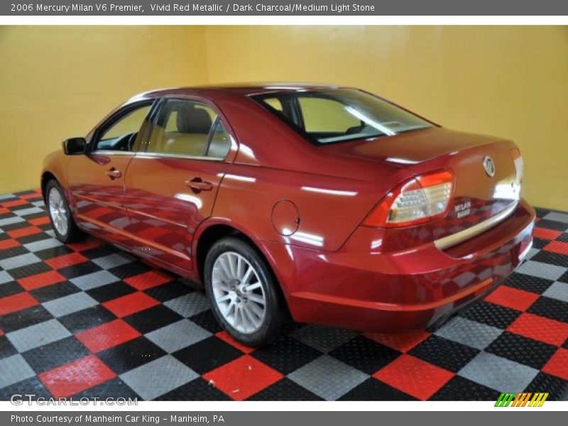 Vivid Red Metallic / Dark Charcoal/Medium Light Stone 2006 Mercury Milan V6 Premier