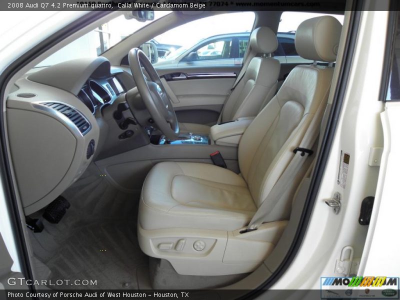 Calla White / Cardamom Beige 2008 Audi Q7 4.2 Premium quattro