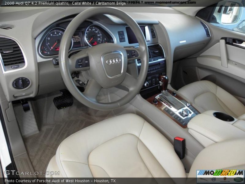 Cardamom Beige Interior - 2008 Q7 4.2 Premium quattro 
